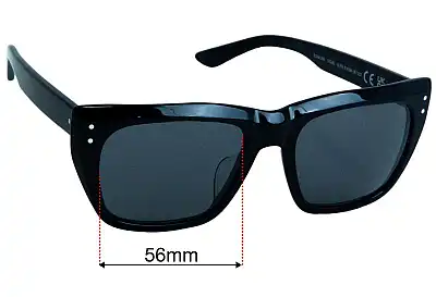 Maui Jim MJ893 Aloha Lane Replacement Lenses 56mm wide 