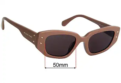 Michael Kors MK2234B Le Praz Lentes de Repuesto 50mm wide 