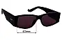 Sunglass Fix Replacement Lenses for Quay Not My Fault - 63mm Wide 