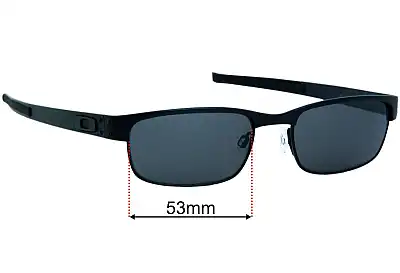 Oakley OX5038 Metal Plate Ersatzgläser 53mm wide 