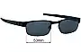 Sunglass Fix Replacement Lenses for Oakley OX5038 Metal Plate - 53mm Wide 