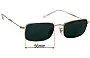 Sunglass Fix Ersatzgläser für Ray-Ban RB3746 - 56mm Wide 