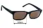 Sunglass Fix Replacement Lenses for Sferoflex 5501S - 57mm Wide 