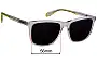 Sunglass Fix Replacement Lenses for Karun North Atlantic - 56mm Wide 
