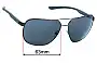 Sunglass Fix Replacement Lenses for Armani Exchange AX 2047S - 63mm Wide 