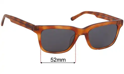 Assembly Label  Frame 03  Lentilles de Remplacement 52mm wide 