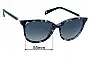 Sunglass Fix Replacement Lenses for Balmain BL2102 - 55mm Wide 