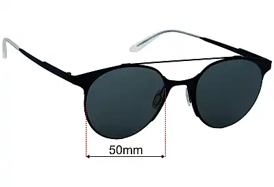 Carrera 115/S Ersatzgläser 50mm wide 