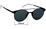 Sunglass Fix Lentes de Repuesto para Carrera 115/S - 50mm Wide 