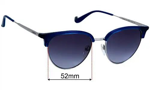 Carrera 117/S Replacement Lenses 52mm wide 