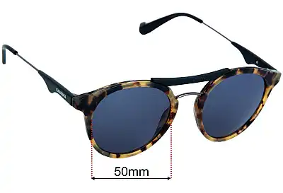 Carrera 6008 Replacement Lenses 50mm wide 