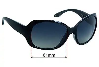 Chanel 6035 Ersatzgläser 61mm wide 