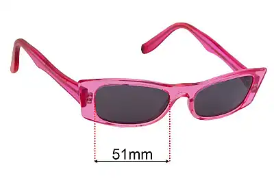 Cutler and Gross of London 0897 Replacement Lenses 51mm wide 