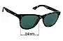 Sunglass Fix Replacement Lenses for Dirty Dog Teko - 54mm Wide 
