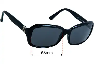 Fendi FS 5071R Replacement Lenses 58mm wide 