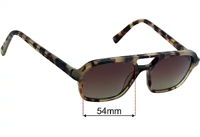 Luv Lou Dusty Replacement Lenses 54mm wide 