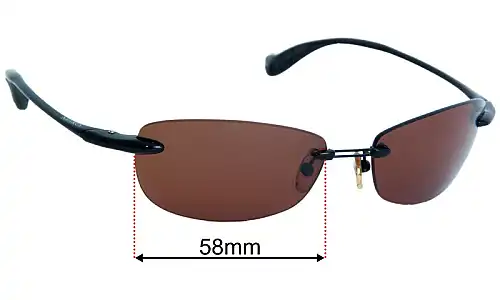 Mako Feather Flex Mo2 9572 Replacement Lenses 58mm wide 