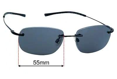 Maui Jim MJ332 Nanea Replacement Lenses 55mm wide 