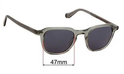 Moscot Billik Replacement Lenses 47mm wide 
