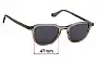 Sunglass Fix Replacement Lenses for Moscot Billik - 47mm Wide 