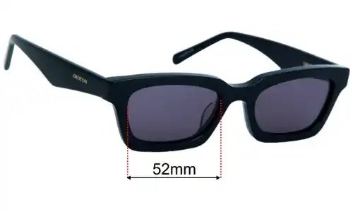 Oroton  Wilder Replacement Lenses 52mm wide 