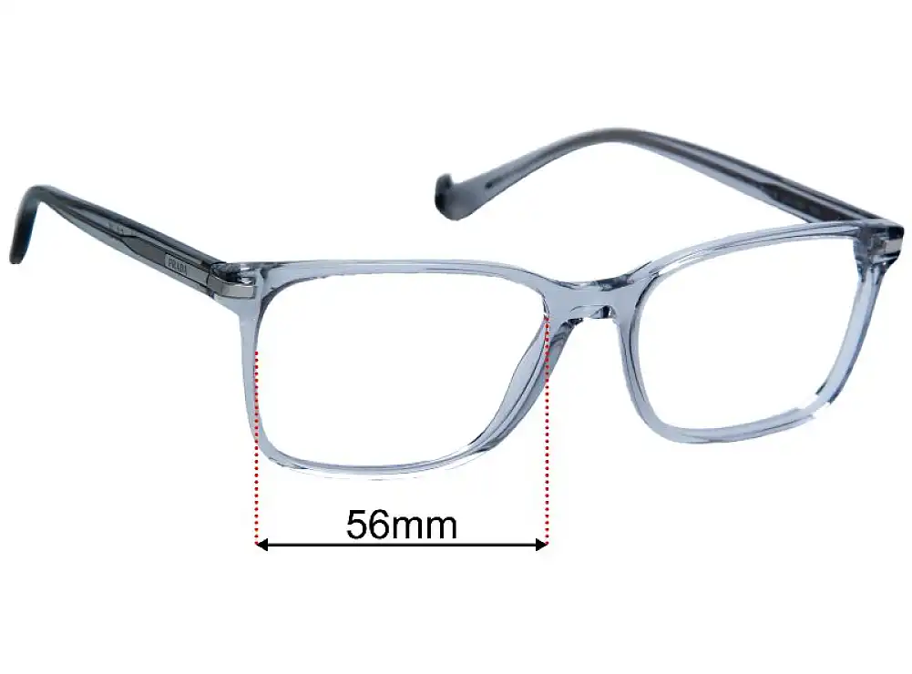 Sunglass Fix Replacement Lenses for Prada VPR14W - 56mm Wide Sunglass Fix Replacement Lenses for Prada VPR14W - 56mm Wide