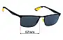 Sunglass Fix Replacement Lenses for Ray-Ban RB3726M Scuderia Ferrari Collection - 57mm Wide 