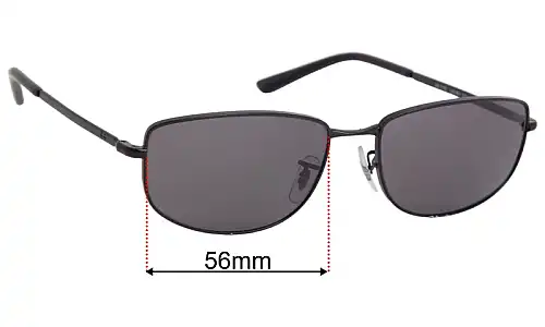 Ray-Ban RB3732 Ersatzlinsen 56mm wide 