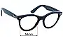 Sunglass Fix Ersatzgläser für Ray-Ban RB2241 Wayfarer Way Optics - 54mm Wide 