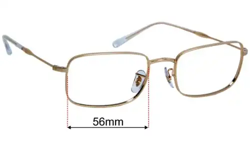 Ray-Ban RB3746 Replacement Lenses 56mm wide 