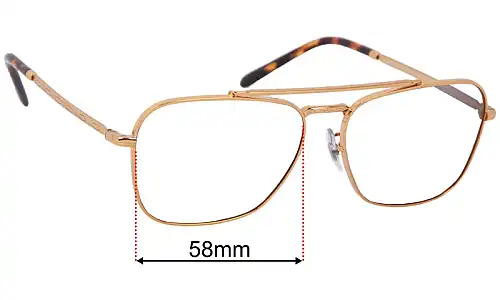 Ray-Ban RB3636 New Caravan Optics Replacement Lenses 58mm wide 