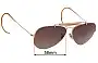Sunglass Fix Lentes de Repuesto para Ray-Ban RB3030 Outdoorsman - 58mm Wide 