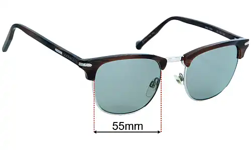 Serengeti Alray Lentes de Repuesto 55mm wide 