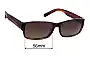 Sunglass Fix Ersatzgläser für Warby Parker Digby - 56mm Wide 