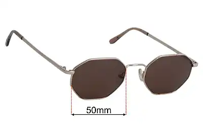 Bailey Nelson  Drew Replacement Lenses 50mm wide 