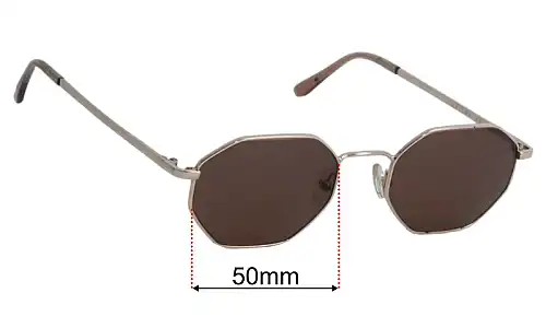 Bailey Nelson  Drew  Replacement Lenses 50mm wide 