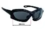 Sunglass Fix Lentes de Repuesto para Birdz Eyewear  Canopy - 68mm Wide 