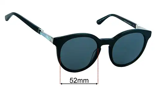 Collette Dinnigan Sun Rx 24  Ersatzlinsen 52mm wide 
