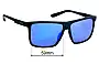Sunglass Fix Replacement Lenses for Dragon Sparrow - 59mm Wide 