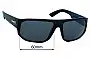 Sunglass Fix Replacement Lenses for Electric BPM - 60mm Wide 