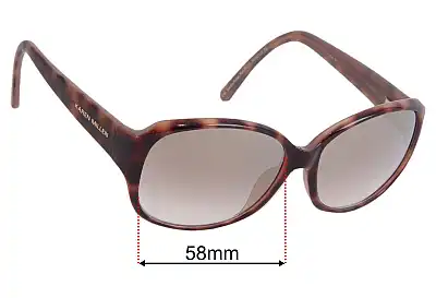 Karen Millen  Sun Rx 13 Replacement Lenses 58mm wide 