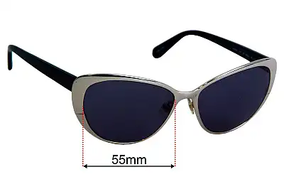 Kate Spade Aliza/S Replacement Lenses 55mm wide 