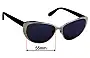 Sunglass Fix Replacement Lenses for Kate Spade Aliza/S - 55mm Wide 