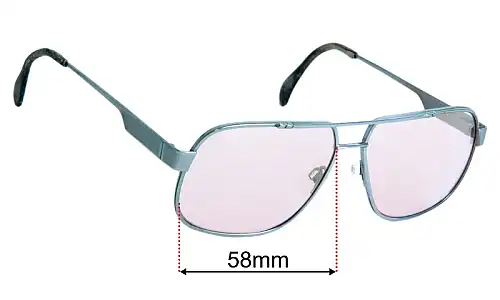 Luxottica Taupelite Otis  Replacement Lenses 58mm wide 