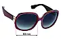 Sunglass Fix Replacement Lenses for Marni MA083S - 62mm Wide 