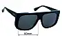 Sunglass Fix Lentes de Repuesto para MaxMara MM 0076 - 60mm Wide 