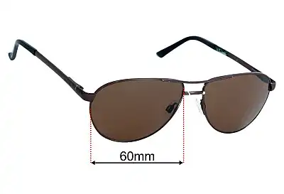 MCRX Calais Replacement Lenses 60mm wide 
