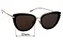 Sunglass Fix Replacement Lenses for Oscar Wylee Vera - 58mm Wide 