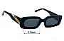 Sunglass Fix Replacement Lenses for Poppy Lissiman Marteeni - 51mm Wide 