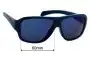 Sunglass Fix Lentes de Repuesto para Prada SPS02I - 60mm Wide 
